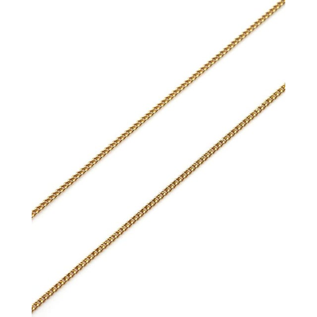 Vintage Curb Chain in 18K Gold For Sale - Image 4 of 5