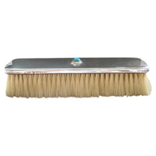Antique Cymric Silver and Turquoise Clothes Brush from Liberty & Co, 1906 For Sale - Image 4 of 8