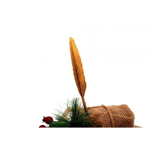 Gold Quill Pen with Richly Engraved Definitions For Sale - Image 3 of 7