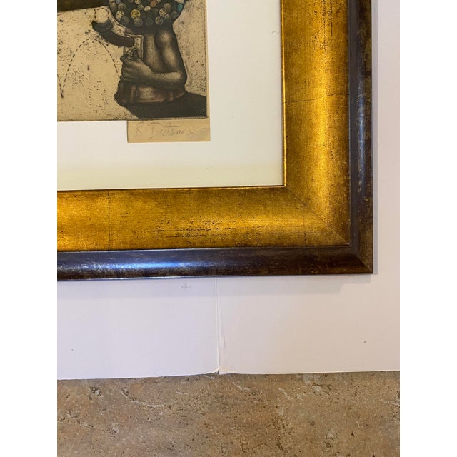 Robert Conrad Detamore Signed Lithograph A highly imaginative and intellectually layered original signed intaglio print...