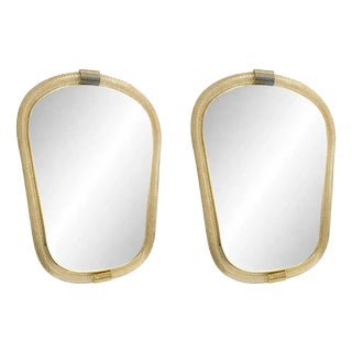 Murano Glass Wall Mirrors by Simoeng, Set of 2 For Sale