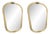 Murano Glass Wall Mirrors by Simoeng, Set of 2 For Sale