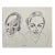Frank Wallace Liesl Modern Portrait Drawing For Sale