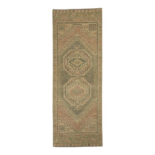 Turkish Oushak Rug 2'9" x 7'6" #20235 For Sale
