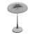 1950s Mid-Century White Steel & Brass Table Lamp by Oscar Torlasco for Lumi, 1950s For Sale - Image 5 of 9