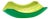 Yellow and Green Murano Glass Catchall by Vincenzo Nason, Italy, 1980s For Sale