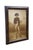 French Antique Napoleon Bonaparte 1769-1821 First Consul at Malmaison Print Burl Frame For Sale - Image 3 of 9