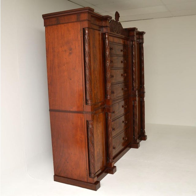 William IV Compact Wardrobe, 1830s For Sale - Image 6 of 16