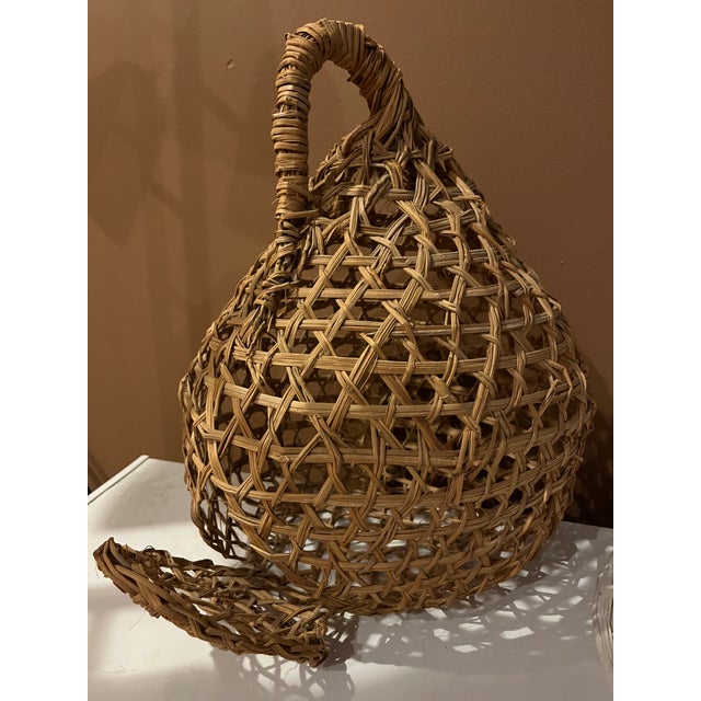 Unique vintage Pigeon carrier basket. Great accent piece OR a really unique hanging lampshade option.