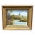 19th Century English Landscape Oil Painting With Castle and River For Sale