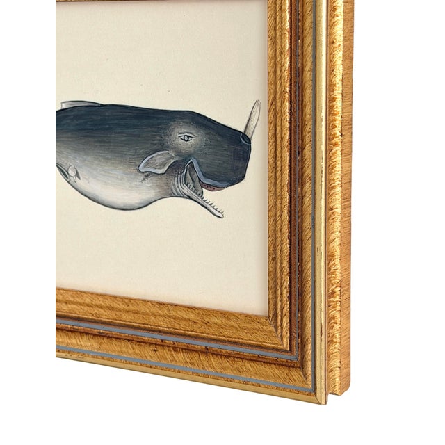 Hand-painted by master artists using acrylic paints and natural pigments, this wonderfully whimsical whale is full of...