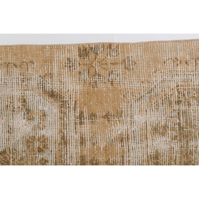 Beige 1960s Muted Beige Turkish Runner For Sale - Image 8 of 10