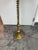 Antique Spiral Brass Floor Lamp For Sale - Image 10 of 12