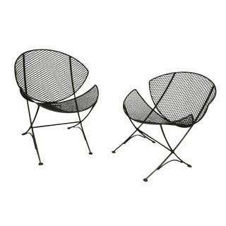 1950s Vintage Maurizio Tempestini for Salterini Lounge Chairs With Cushions - a Pair For Sale