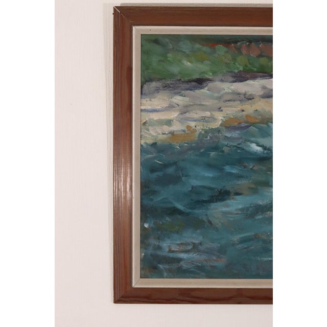 Luv, Seashore, 1962, Oil on Panel, Framed For Sale - Image 12 of 18