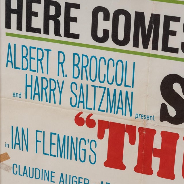 Original US James Bond Thunderball Poster, 1965 For Sale - Image 15 of 18