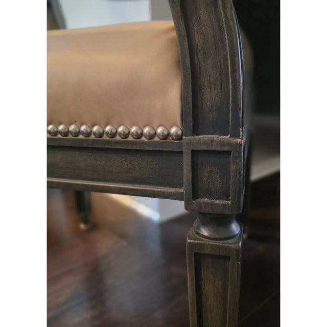 Beautiful Set of 6 Custom Dining Chairs For Sale In New York - Image 6 of 9