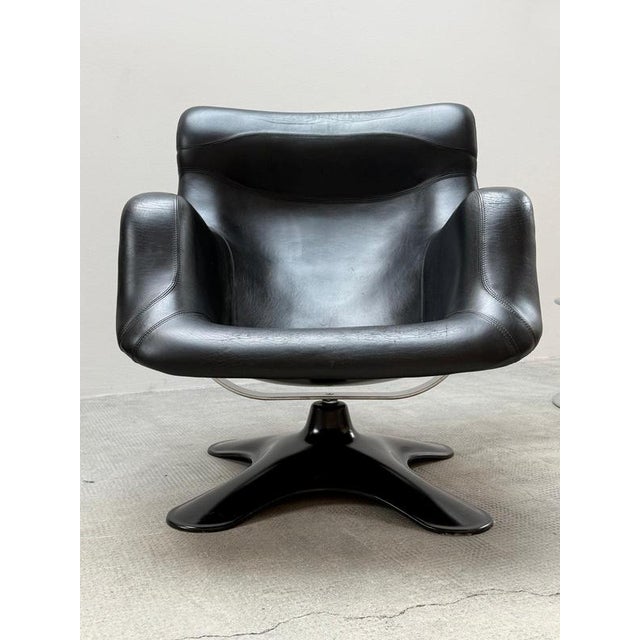 Karuselli Swivel Chair by Yrjö Kukkapuro for Haimi, Finland, 1960s For Sale - Image 4 of 13