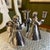 Los Castillo Vintage Los Castillo Silver Plate Angel Candleholder For Sale - Image 4 of 5