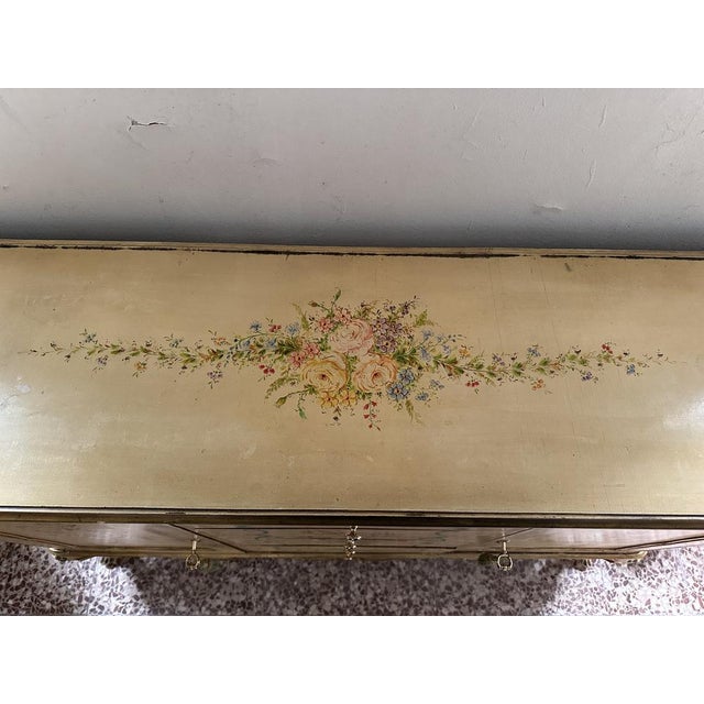 Baroque Venetian Painted Cabinet For Sale - Image 6 of 15