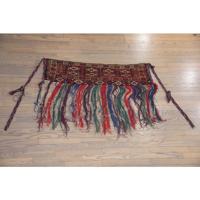 Vintage Turkmen Wedding Asmalyk For Sale In Chicago - Image 6 of 15
