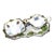 Anna Weatherely Butterfly Spring in Budapest Handpainted Porcelian Series Cream & Sugar With Serving Trey For Sale
