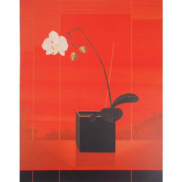 Pierre garcia-fons (1928-2016) the orchid original color lithograph signed in pencil marked as artist's proof (ea) on bfk...