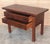 20th Century Spanish Nightstand or Side Table with Two Drawers and Iron Hardware For Sale - Image 13 of 18