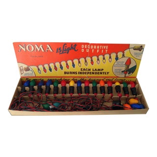 Vintage Christmas Tree Lights by Noma For Sale