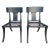T.H. Robsjohn Gibbings Klismos Ebony Side Chairs - a Pair For Sale - Image 4 of 6