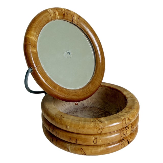 1940s Handmade Shaving Mirror, Finland For Sale