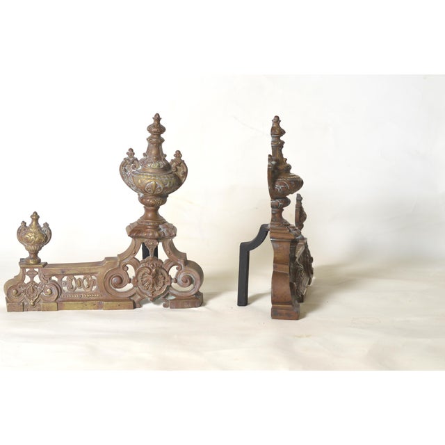 Antique Baroque Revival French Decorative Ornaments, Set of 2 For Sale - Image 6 of 11