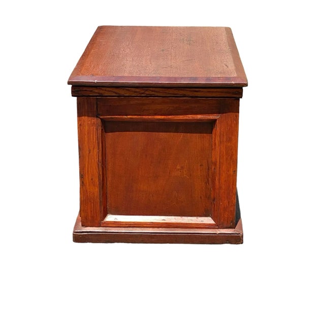 Late 19th Century Antique Victorian File Cabinet, Legal & Letter Size For Sale - Image 10 of 12
