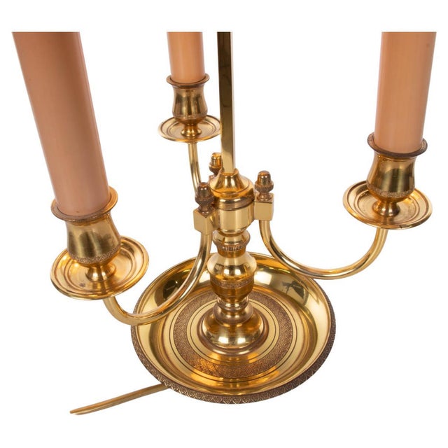 1960s French Bronze Boiled Desk Lamp in the Style of Louis Tule XV For Sale - Image 5 of 13