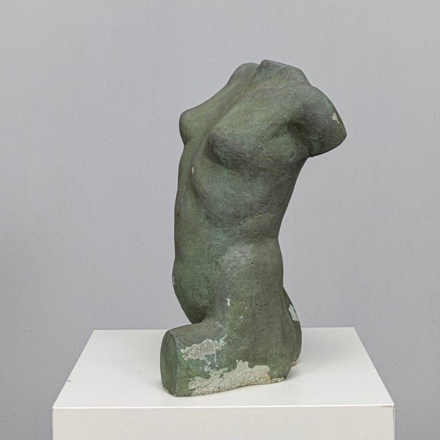 Francine Govers, Female Torso Sculpture, 1990s, Concrete For Sale - Image 3 of 10