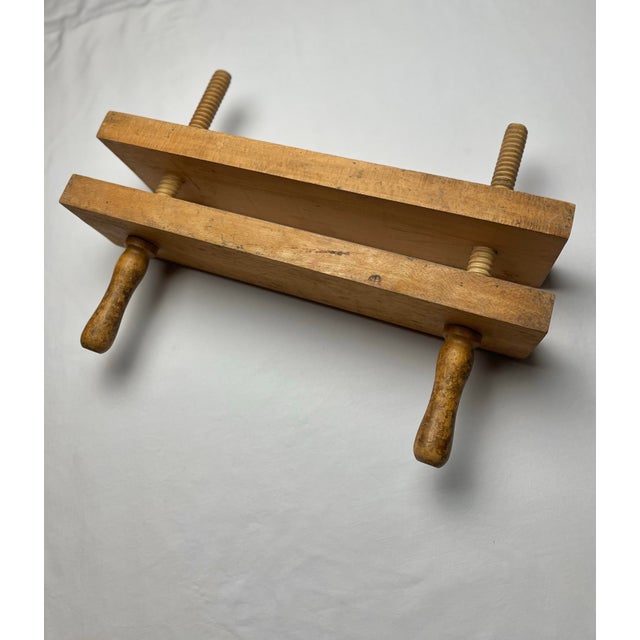 Vintage Professional Bookbinding Block Finishing Press For Sale - Image 4 of 12