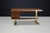 Italian Walnut Desk with Brass Base, Italy, 1950s For Sale - Image 13 of 18