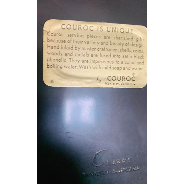 Vintage Couroc Trays- Set of 2 For Sale In Palm Springs - Image 6 of 6