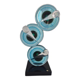 Pac-Man Murano Glass Sculpture by Alberto Dona For Sale