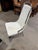 Metal Coaster Glass Top Dining Table With Six Tufted Chairs For Sale - Image 7 of 9