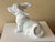 Sculpture Materials 2000s Bassett Hound Dog Figure in Matte White For Sale - Image 7 of 9