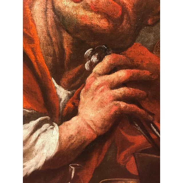 Pietro Della Vecchia, The Alchemists, Oil on Canvas, 17th Century, Framed For Sale - Image 5 of 14