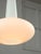 Mid-Century Modern Mid-Century Modern Italian Opaline and Brass Pendant Lamp For Sale - Image 3 of 16
