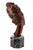 Art Deco Artist, Brown Patinated Woman's Head Sculpture, Bronze For Sale - Image 6 of 8