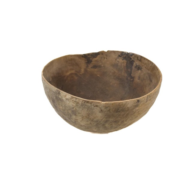 Mid-Century Nupe African Wood Bowl For Sale - Image 4 of 6