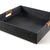 Regina Andrew Logia Square Tray Large in Grey For Sale - Image 4 of 5