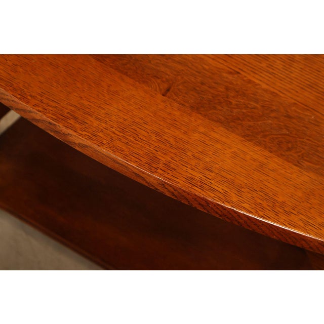 Stickley Mission Collection Oak Limbert Library Table For Sale - Image 11 of 18