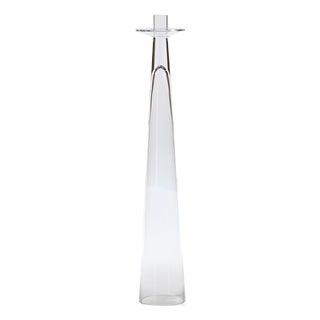 Alina Glass Taper Candle Holder, Large For Sale