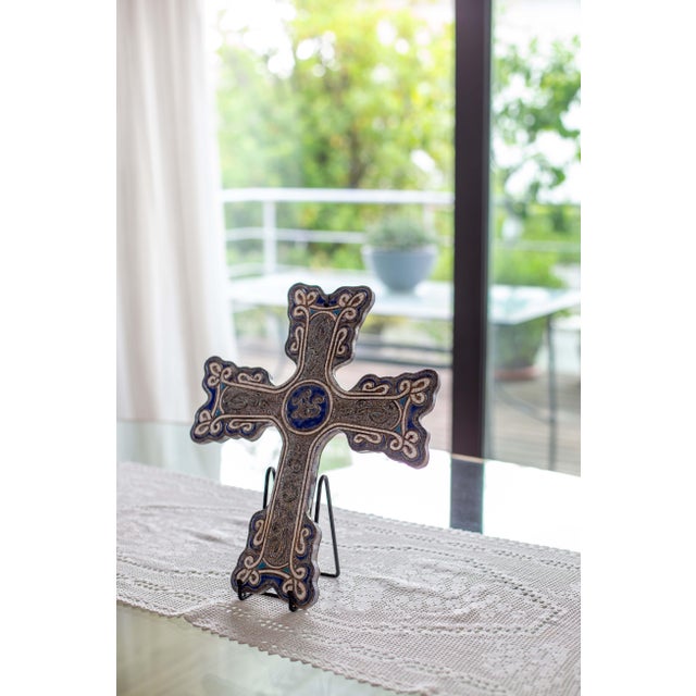 Raku Ceramic Jesus Hominum Salvator Wall Sculpture from Stefania Zoppellaro, 2019 For Sale - Image 3 of 8