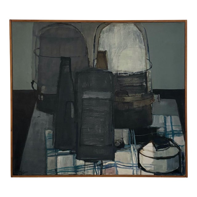 E. Van Lopik, Still Life, 1972, Oil on Canvas For Sale